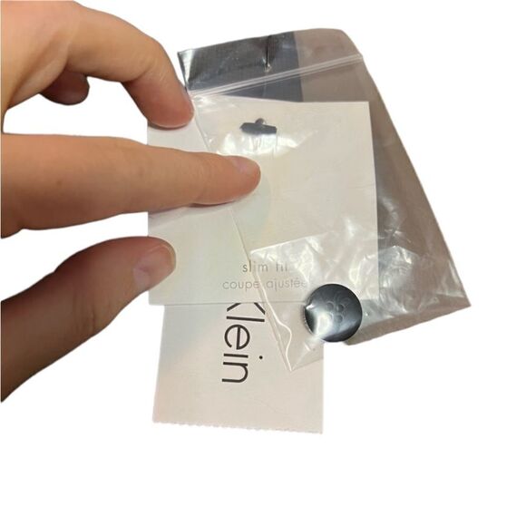 NWT! Calvin Klein slim fit black life style pants.‎ Size 38x32 - Picture 8 of 11